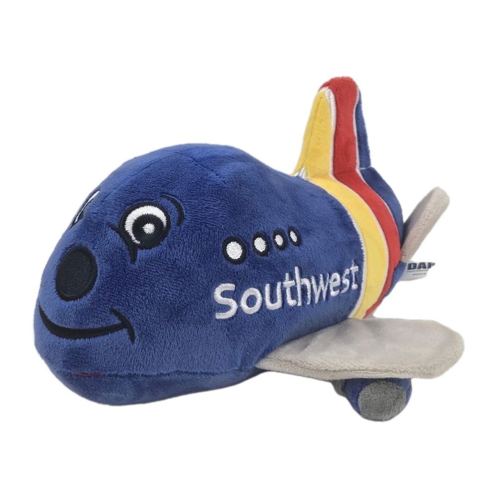 Southwest Airlines Jet Airplane Plush‎ Stuffed Toy Circa 2022 Daron Toys MINT